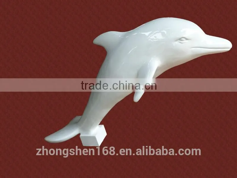 Guangzhou manufacturers custom metal stainless steel/copper dolphin sculpture hotel/square/store/community