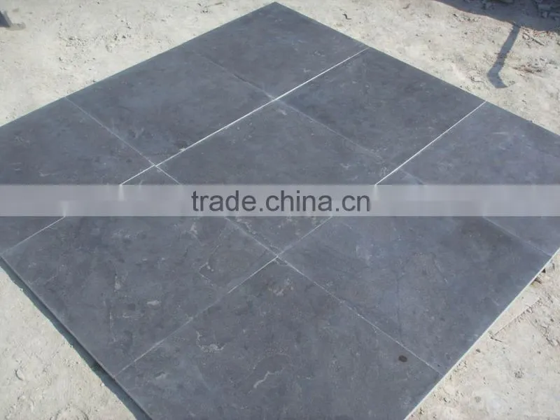 Shandong paving material stone honed blue limestone tiles slabs