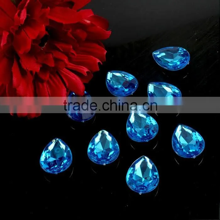 Acrylic drop Sew on crystal, Sew on Acrylic Rhinestone, Flat back acrylic stone wholesale