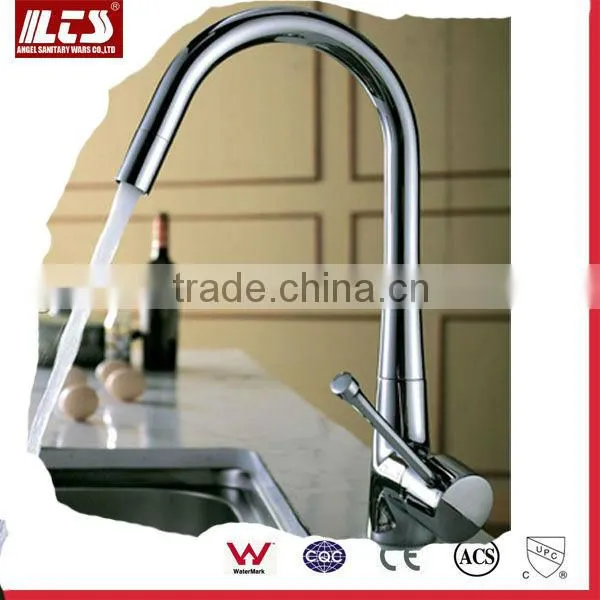 2013 new design kitchen faucet with flat handle lever