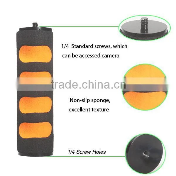 Commlite 1/4" Screw Sponge Video Grip Handle Holder Grip for GoPro Hero /Digital Camera /Camcorder