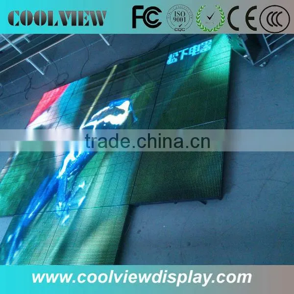 P25 led acrylic dance floor 1000 mm size flight case package