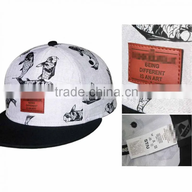 sublimated snapback cap, snapback cap, printing fabric cap