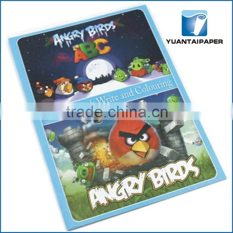 Hot-sale cartoon paper cover coloring books