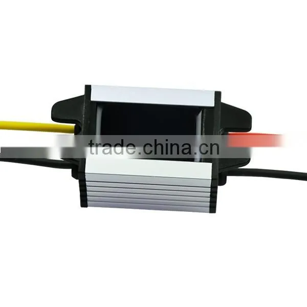 aluminum alloy shell 12v6.7-22v to 3.7v dc-dc step down converter, 3.7v dc dc car power supply module