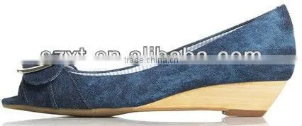 Cheap women no heel wedge shoes women low heel shoes evening shoes XT08-P10142