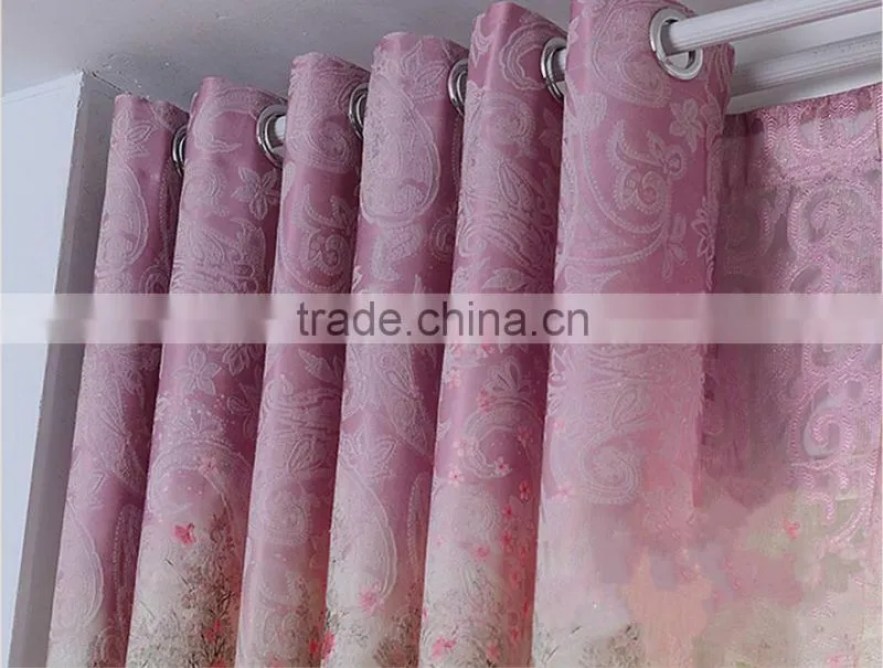 new style embroidered curtain from factory