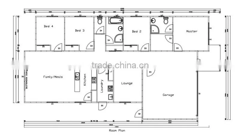 prefab modular movable prefabricated modern house container house