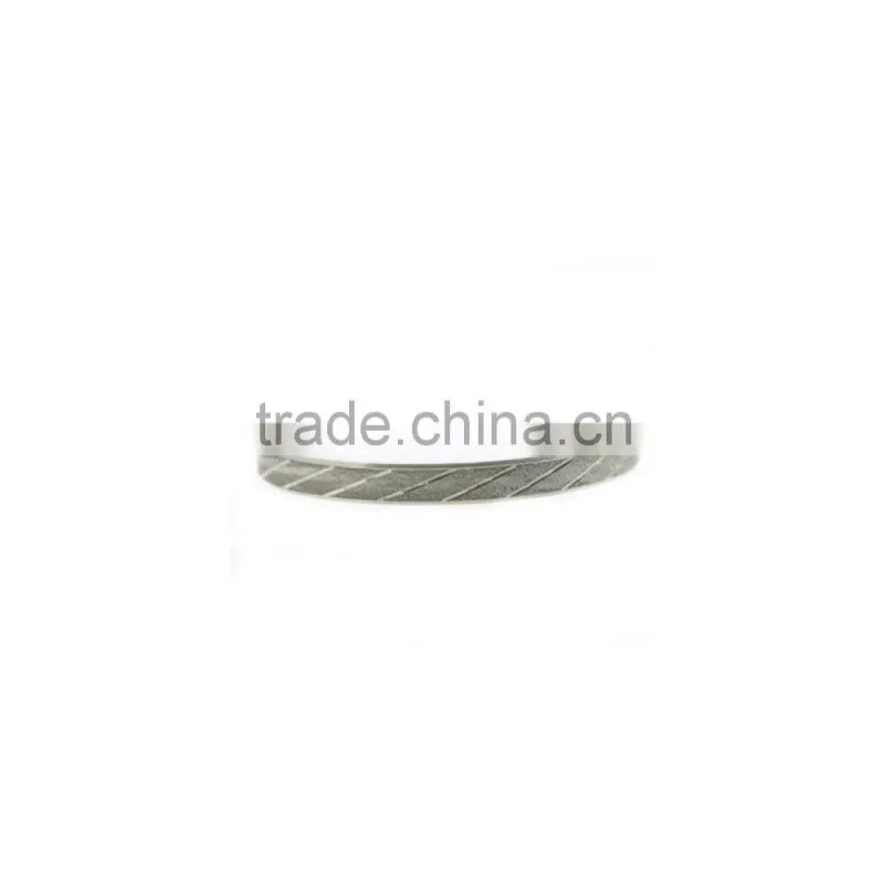 Personalized Graven Plain Round Stainless Steel Bangle