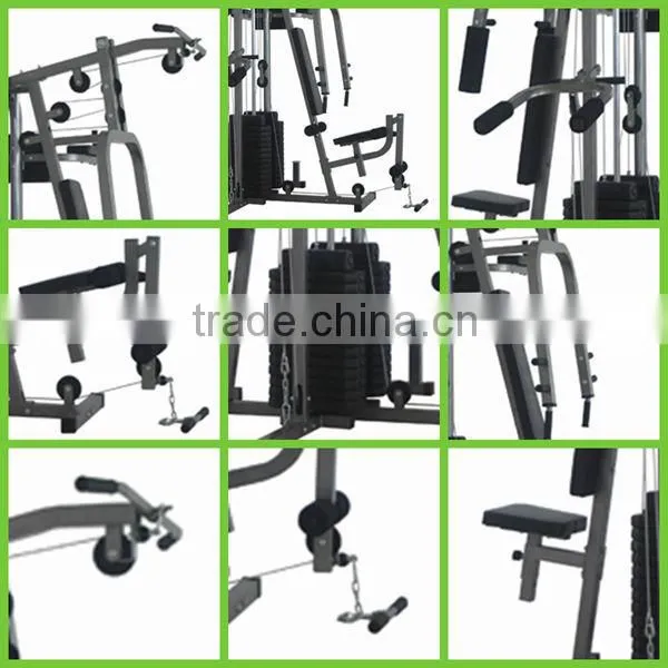 double weight plated 4 Station Home Gym cheap whole body training machine equipment