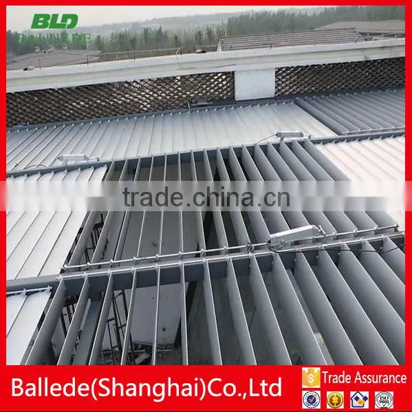 outdoor aluminum retractable louver roof system for sunshade