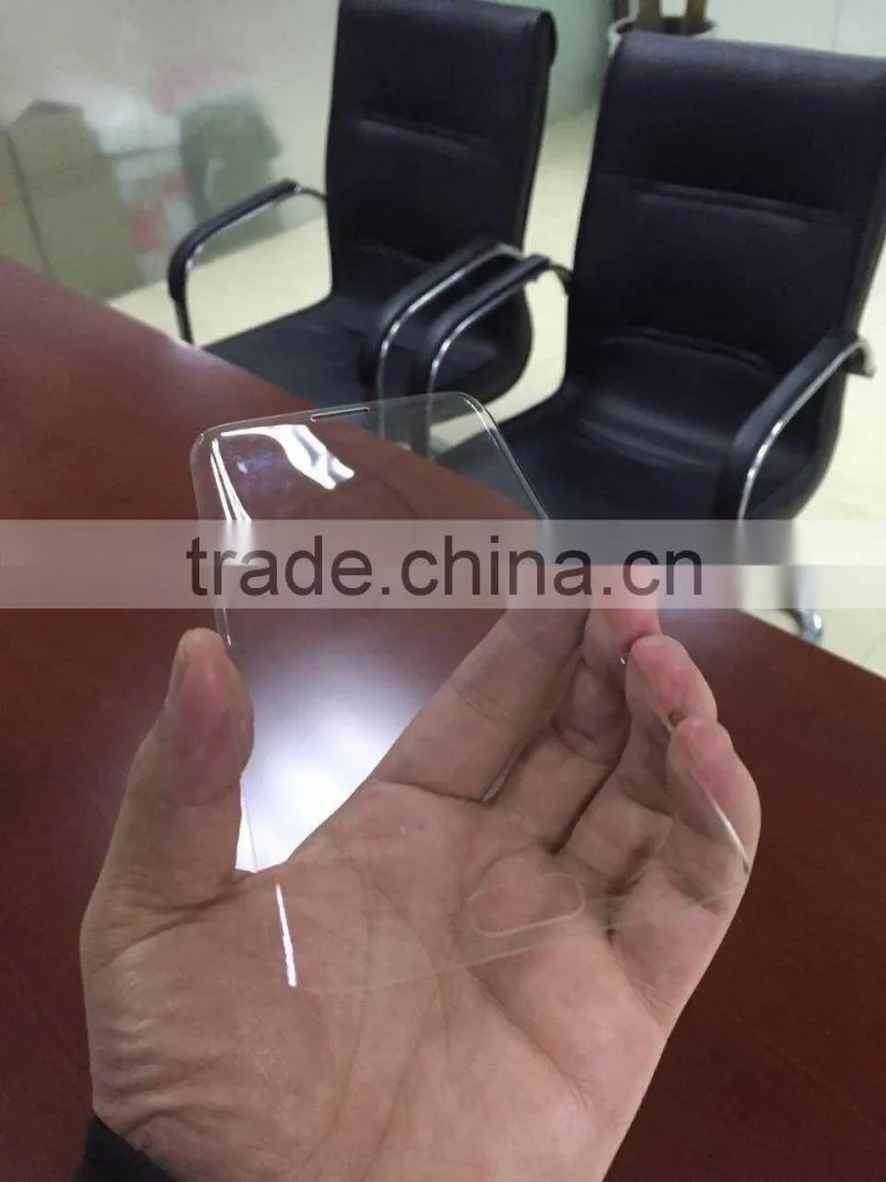 New premium 3D full cover Anti-Fingerprint glass screen protector for Samsung S6 edge