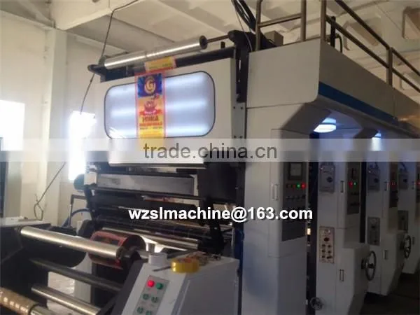 high speed computer Control roll to roll paper roto gravure printing machine