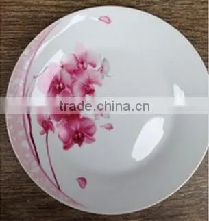 white ceramic porcelain soup plate / daily use porcelain deep plate / ceramic deep plates
