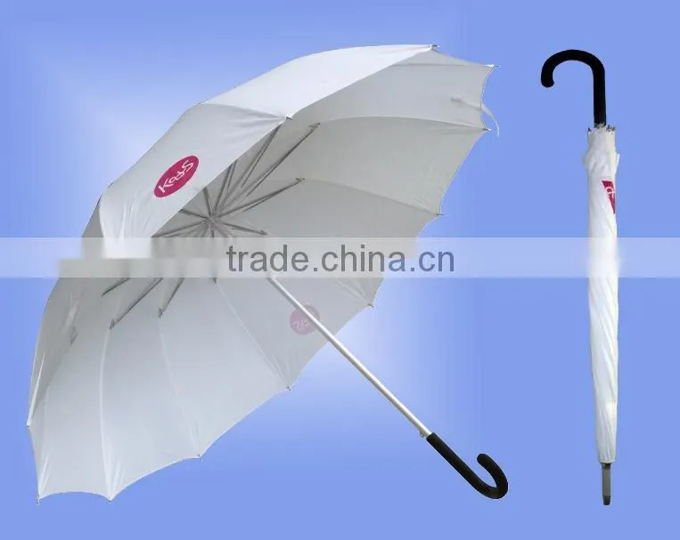 12k aluminum promotional straight umbrella