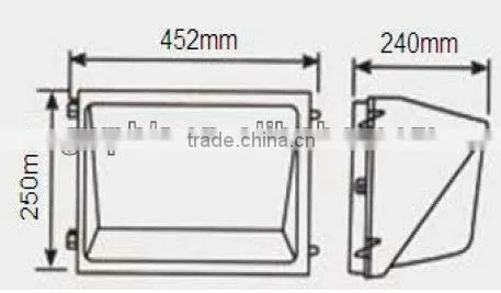 120W LED wall pack led wall pack ul for outdoor stair case