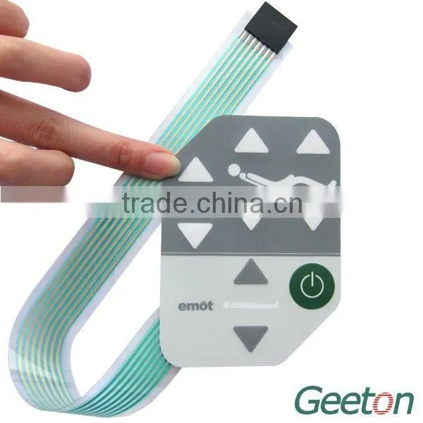 Metal Dome Membrane Switch Panel With LED