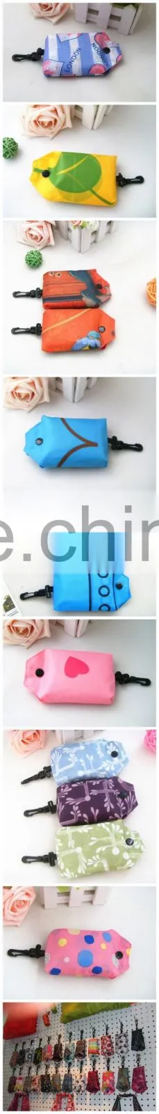 nylon fabric shopping bags,handle bag ,foldable,colourful, variety of shapes