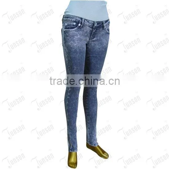 Hot Sale Lady's denim jeans - blue