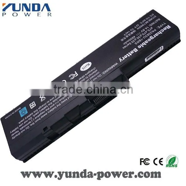Manufacturer 14.8V 4800 Laptop battery for TOSHIBA 3385 3383 PA3383U-1BRS PA3383U-1BAS PA3385U-1BAS