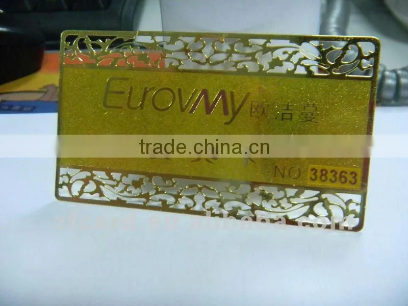 Metal name Card