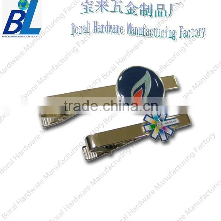 Pretty stamped tie clip parts for shirts