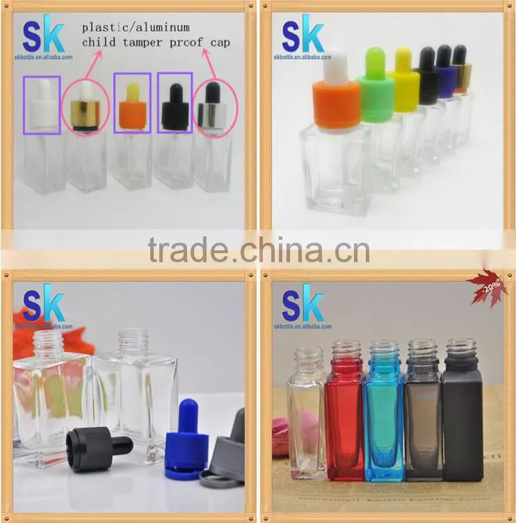 15ml glass e liquid bottle cardboard tube for glass dropper bottle 15ml