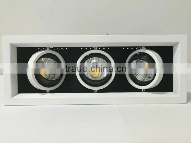 2X5W Square recessed grille light ceiling light 10w ceilling for hotel