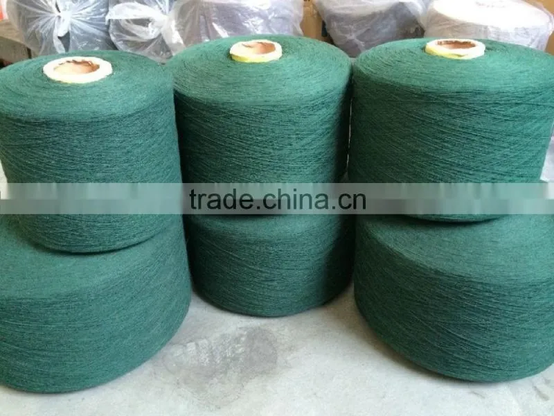 Regenerated/recycled cotton socks yarn 12s 65/35 cotton/polyester knitting yarn