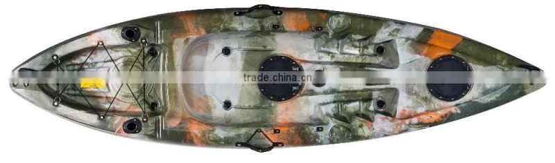 KINLIFE Plastic fishing canoe kayak for single person