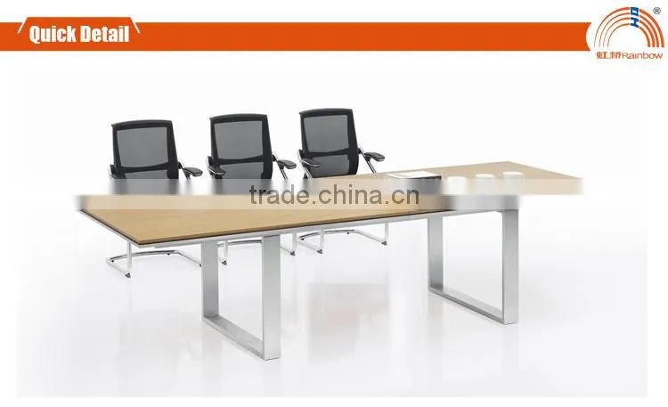 DT-04 wood meeting desk 3m conference table meeting table for 8 persons