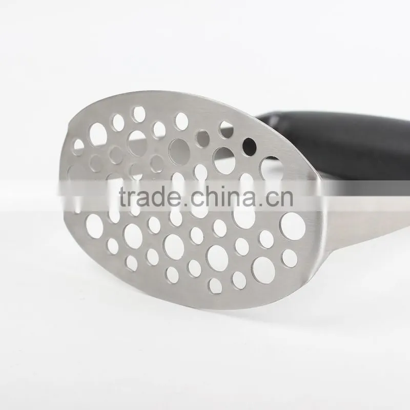 Heavy Duty Stainless Steel Potato Masher Smooth Potato Masher