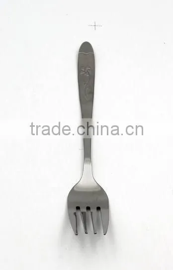 LBY factory magic stainless steel steak&table fork cutlery