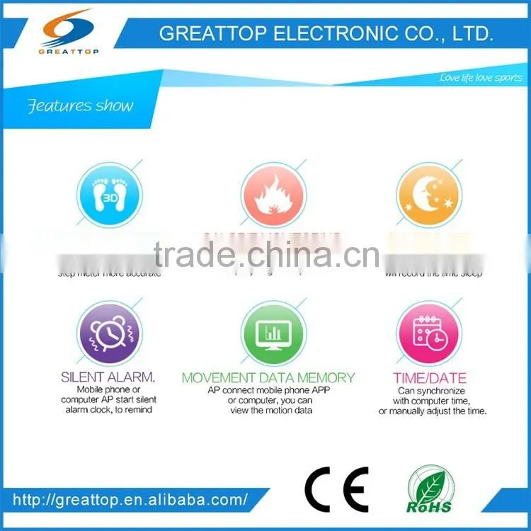 High Quality Cheap pedometer calorie counter watch