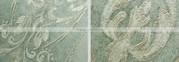 embossed european royal wallpaper design for home
