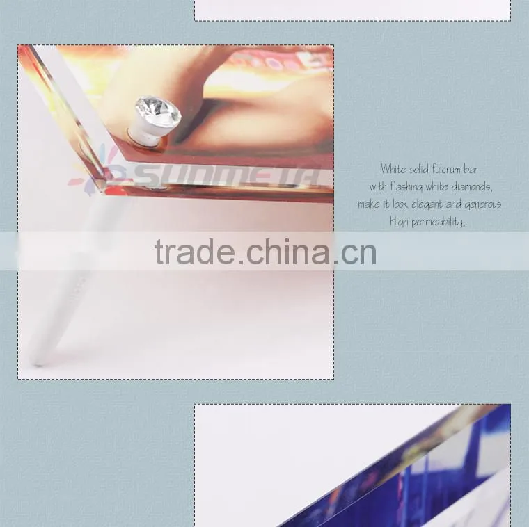 Sunmeta factory directly high quality blank sublimation glass photo frame BL-05