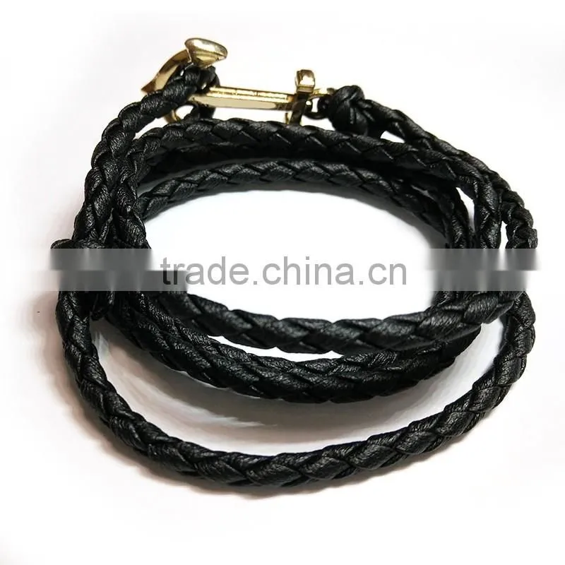 diamante anchor bracelet fashion alloy snake bracelet fashion anchor bracelet leather bracelet closure