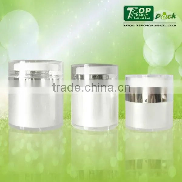 Skin Care Cream Use Plastic Acrylic Cosmetic Airless Jar 15g 30g 50g