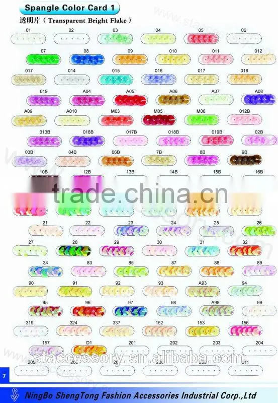 Wholesale loose sequin spangle