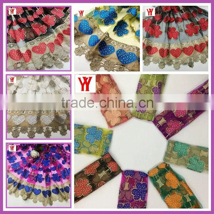 2016 new style cord lace / cord lace for wedding dress/ beaytiful embroidery for dressing