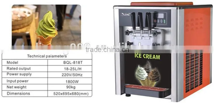 Word famous brand double systems ice cream machine