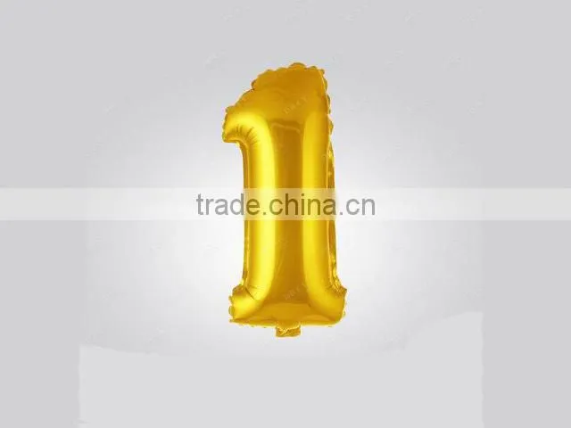 16 inches Foil number balloon,alphabet Balloons