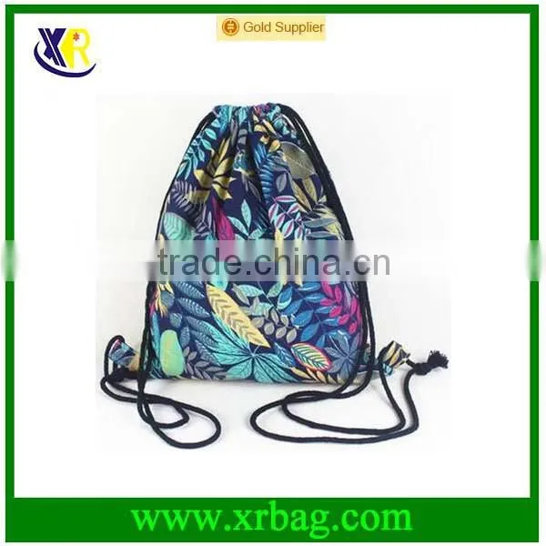 Women's Daypacks Printing Emoji Backpack For Travel Harajuku Drawstring Bag Wayuu Mochila Bags