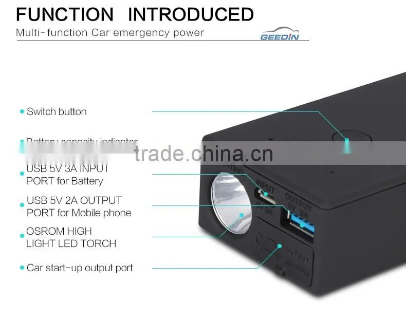 super slim start car power bank