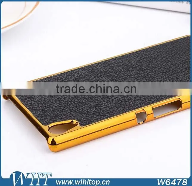 Hot New Products for 2015 Leather Coated for Xperia Z4 Case, Wholesale Alibaba for Sony Z4 Case