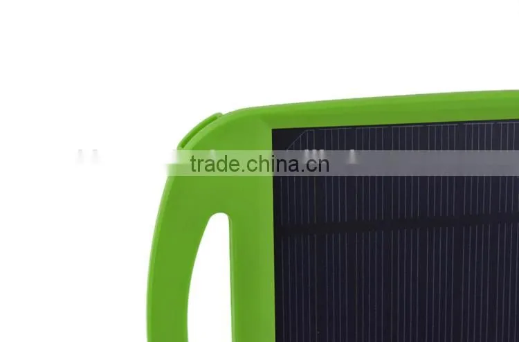Hot low price mini solar cellphone charger 2.5W ABS material pink green blue
