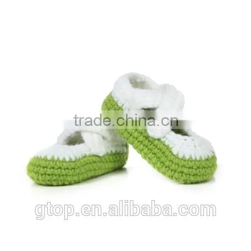 Wholesale Baby Handmade Crochet Shoes Supplier for 1-10 months old S-0009