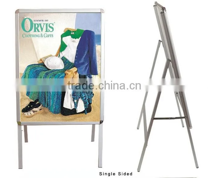 60*80cm Single Sided Aluminum A frame Sign Board picture frame
