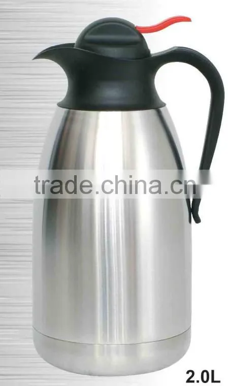 DGCCRF/LFGB certified 1.0L/1.2L/1.5L/2.0L stainless steel coffe pot