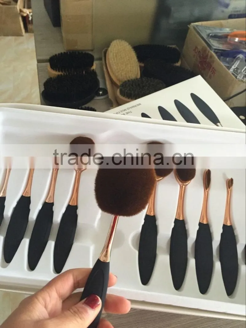 World best selling products rose gold mermaid makeup brushes make your own brand